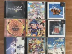PS1 ソフト9本セット 名作あり バーガーバーガー ドカポンなど