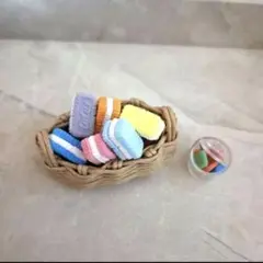 フェイクスイーツ　カラフル　クッキーサンド　ミニチュア　ハンドメイド