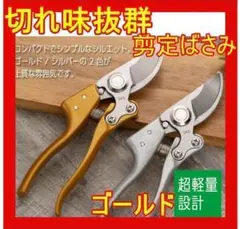 再入荷 剪定ばさみ はさみ ハサミ ガーデン 園芸 枝切りばさみ 金色sjk2