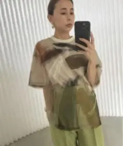 AMERI LOUISE ART SKIRT ルイーズ アートスカート Ameri（アメリ）の「LOUISE ART SKIRT（スカート）」 - WEAR