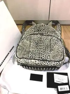 新品同様☆アレキサンダーワン スタッズ付きバックパック リュック 定価16万