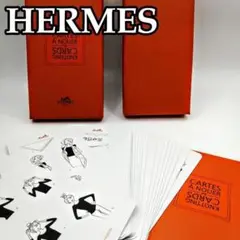 非売品 HERMES エルメス cartes スカーフ 結び方 カード