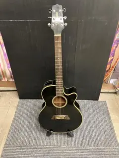 美品 Takamine PT-106(？)BK 型番不明 プリアンプ付きエレアコ 美品 Takamine PT-106(？)BK 型番不明 プリアンプ付きエレアコ