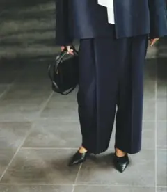ラップデザインワイドパンツ