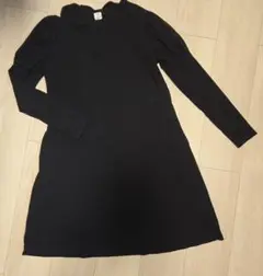 デビロック　リボン付きブラックワンピース(160size)