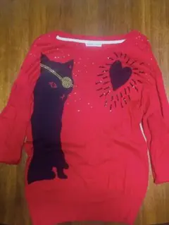 ツモリチサト アイパッチキャット ニット