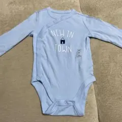 baby GAP ライトブルーロンパース