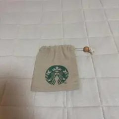 Starbucks 巾着袋 小型 ロゴ入り