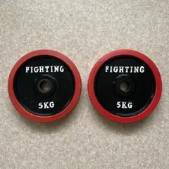 FIGHTING ROAD 5KG ダンベルプレート 2枚セット②