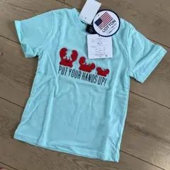 BACK & FORTH 水色 かに Tシャツ 90cm