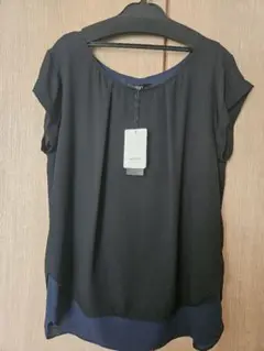 VICKY シフォンフレンチスリーブプラウス