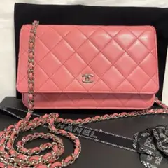 CHANEL かわいい✨ チェーンウォレット マトラッセ バッグ