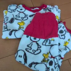 スヌーピー フリースパジャマ 90cm