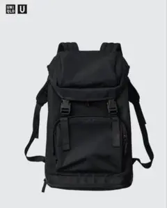 ユニクロU バックパック リュック 黒 UNIQLO U 2023