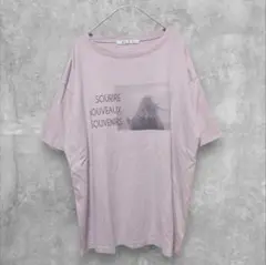 1248 【エルビーシー】 半袖　Tシャツ　(Ｍ)　綿100%　ビッグロゴ