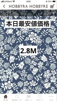 LIBERTY タナローン　エディナムシャドウ　2.8M