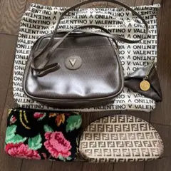 Valentino レザーショルダー　ポーチまとめ売り