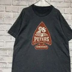 USA製90sヴィンテージTシャツ！シングルステッチ　グレー半袖古着　L714