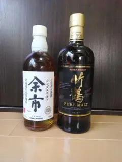 ニッカ 余市 旧ボトル 500ml 、竹鶴 旧ボトル 700ml