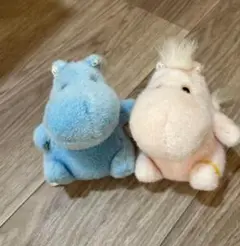ぬいぐるみ 青とピンクのセット