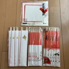 祝箸と鏡餅敷紙