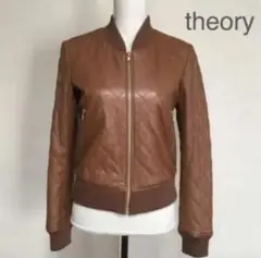 theory 試着のみ レザージャケット S