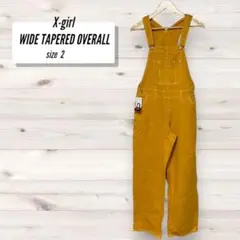 X-girl/ WIDE TAPERED OVERALL /size 2/