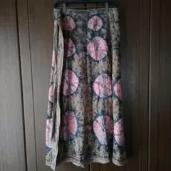 Dulhan Collection タイダイ柄巻きスカート
