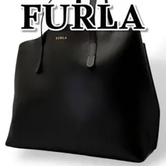 【良品】FURLA フルラ トートバッグ レザー 肩掛け A4収納可 大容量