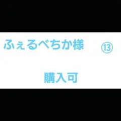 ふぇるべちか様　　　⑬　　　100サイズ
