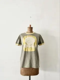 KAPITAL　TOP杢天竺リンガーTシャツ　サイズ1