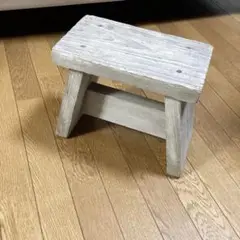 昭和レトロ 木製踏み台 高さ26cm