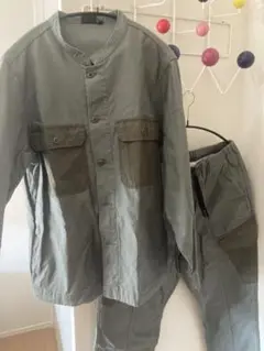 【セットアップ】WILDTHINGS　ワイルドシングス　ミリタリーシャツ　パンツ