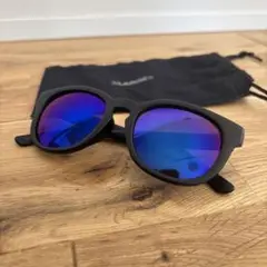 XLARGE サングラス　ミラーレンズ　黒