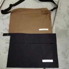 JOURNALStandard✮サコッシュ茶+ポーチ黒　✮2点セット✮