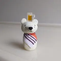 大人気作家様　まるなのこけし さん　ビールを乗せたくまさん