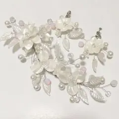 【ハンドメイド】小枝アクセサリー　小枝イヤリングセット