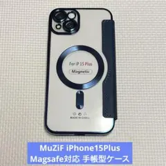 MuZiF iPhone15Plus Magsafe対応 手帳型ケース