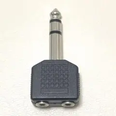 6.35mm マイク イヤホン ヘッド セット 用 特殊 高級 二股 アダプター