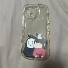 アニメキャラクター透明iPhone14ケース