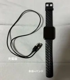 RUIMEN D1 スマートウォッチ ブラック