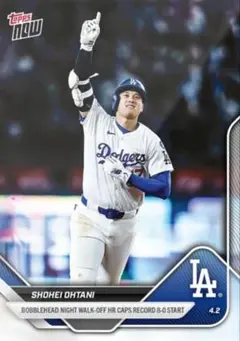 ☀️大谷翔平 ボブルヘッドデー サヨナラホームラン 2025 toppsNOW