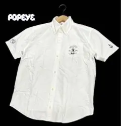 POPEYE ポパイ グレイス 日本製（L）ワン半袖 ボタンダウン シャツ