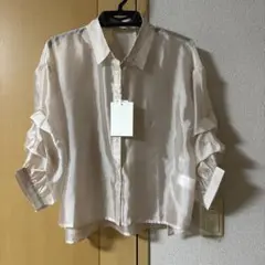 しまむら　ベージュ シャツ　Ｌサイズ　未使用品