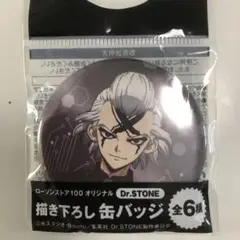 Dr.STONE 書き下ろし缶バッジ。新品　未開封