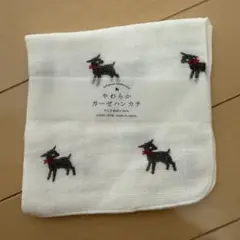 株式会社アクシス やわらかガーゼハンカチ 新品未使用 ヤギ柄