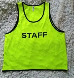 STAFF ビブス　フリーサイズ　蛍光色