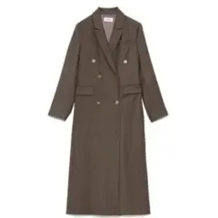 SNIDEL バックフレアロングジャケットコート