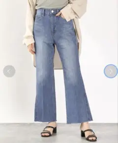 LOWRYSFARM ＣＯＮＥフレアデニムパンツ 　Mサイズ