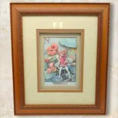 シャドーボックス 花の妖精シリーズ Nasturtium ナスタチウム 額付き